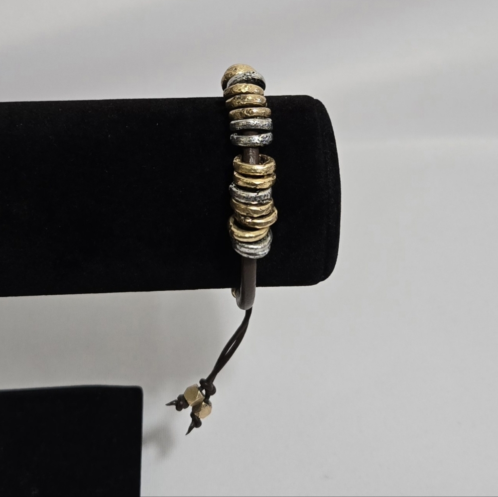 Lucky Brand Brown Leather Bracelet # 1026